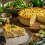 TARTA DE POLLO Y PUERRO
